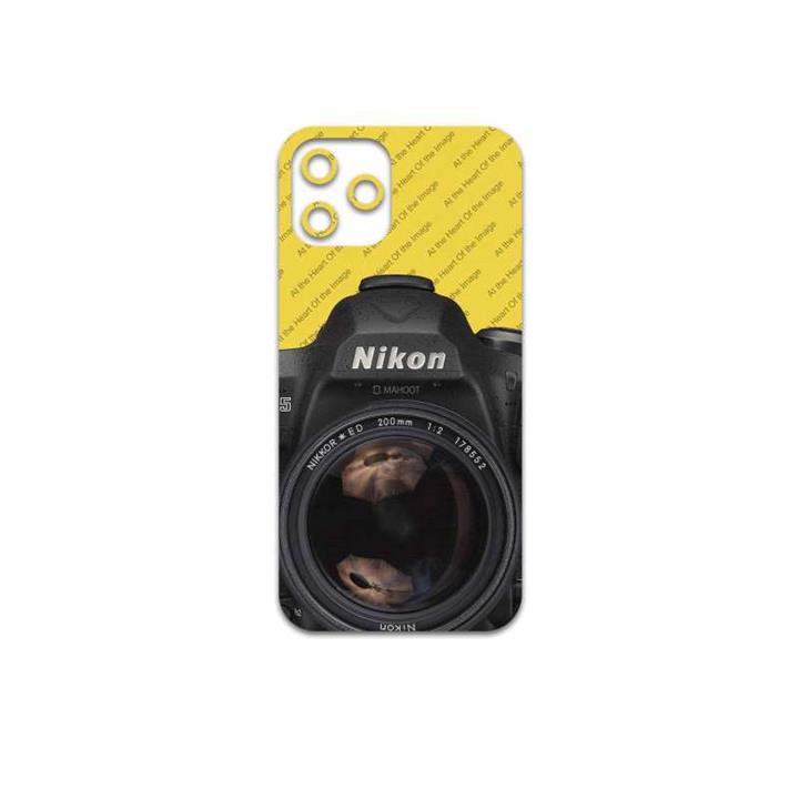 برچسب پوششی ماهوت مدل Nikon-Logo مناسب برای گوشی موبایل اپل iPhone 12 Pro MAHOOT Nikon-Logo Cover Sticker for Apple iPhone 12 Pro